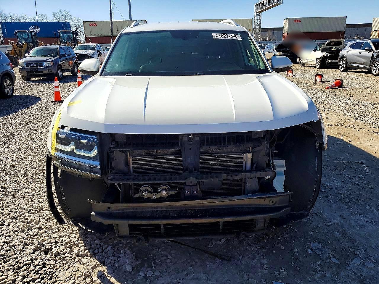 2018 Volkswagen Atlas Se White vin: 1V2CR2CA8JC571320