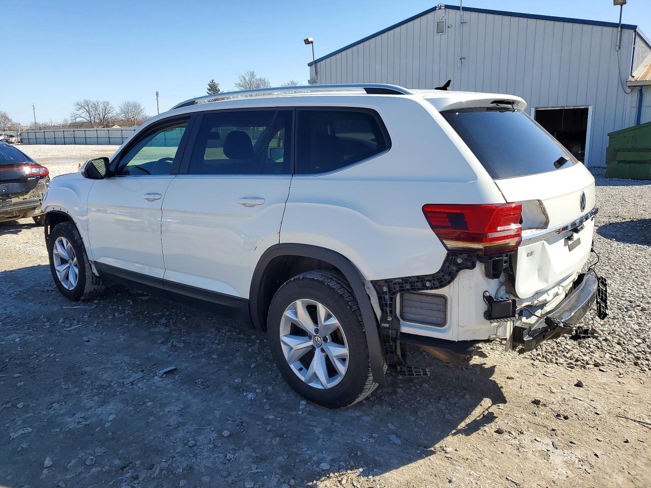2018 Volkswagen Atlas Se White vin: 1V2CR2CA8JC571320