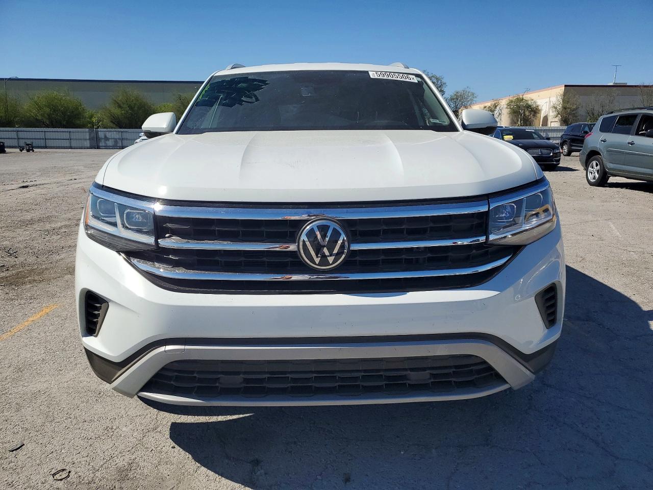 2021 Volkswagen Atlas Cross Sport Se White vin: 1V2DC2CA3MC231325