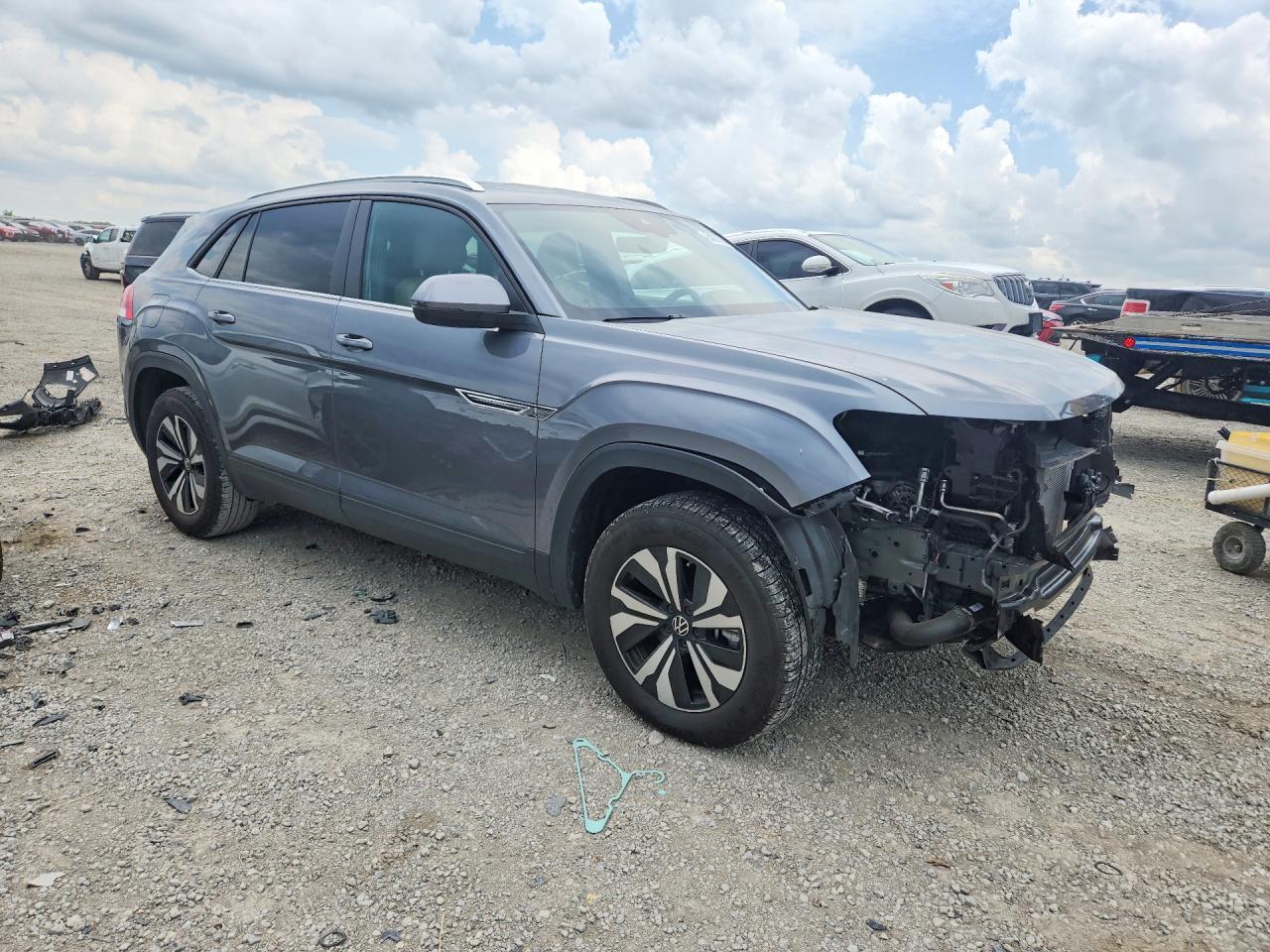 2025 Volkswagen Atlas Cross Sport Se Gray vin: 1V2DE2CA4SC211690