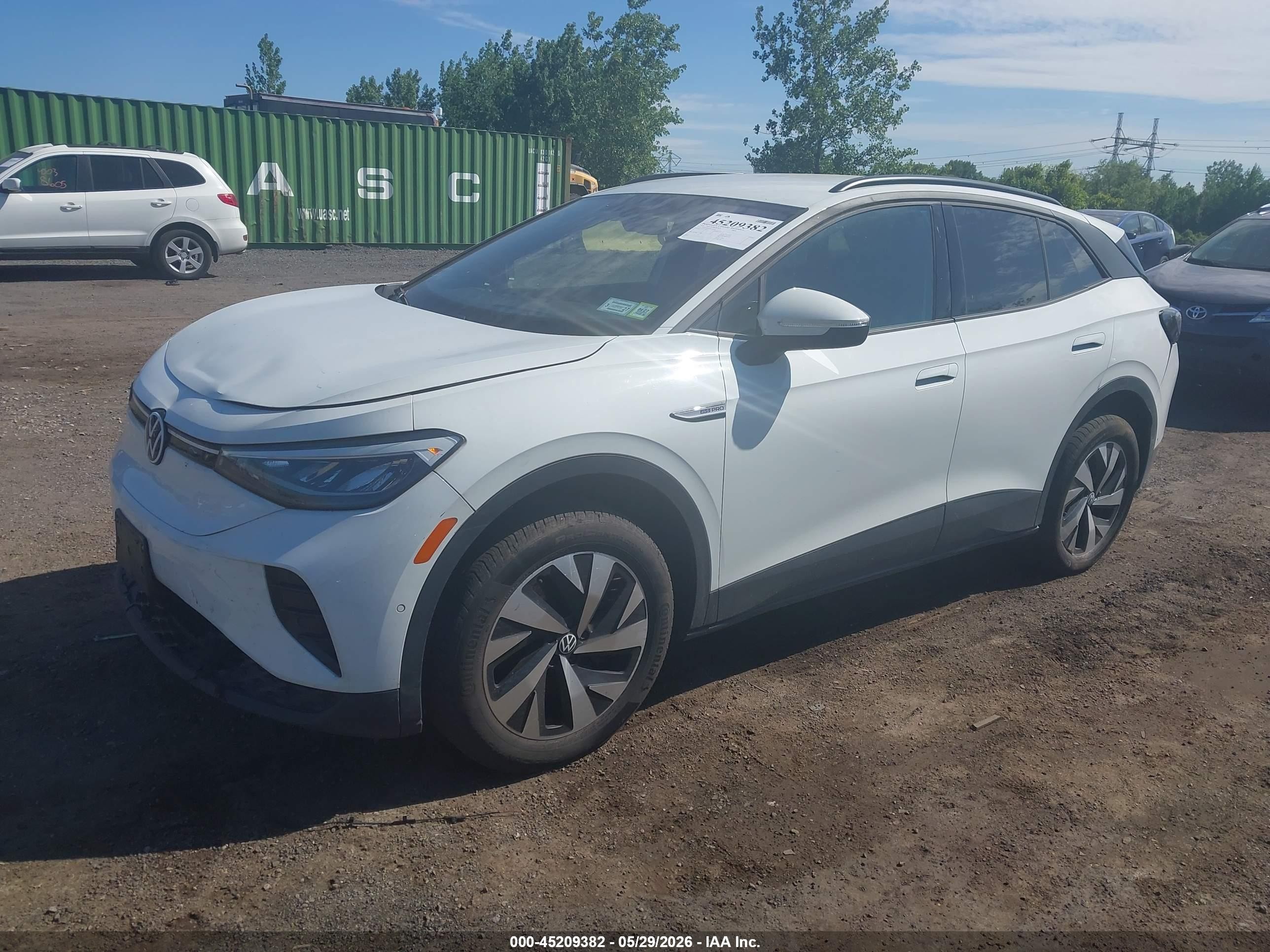 2023 Volkswagen Id.4 Awd Pro White vin: 1V2DNPE89PC036500