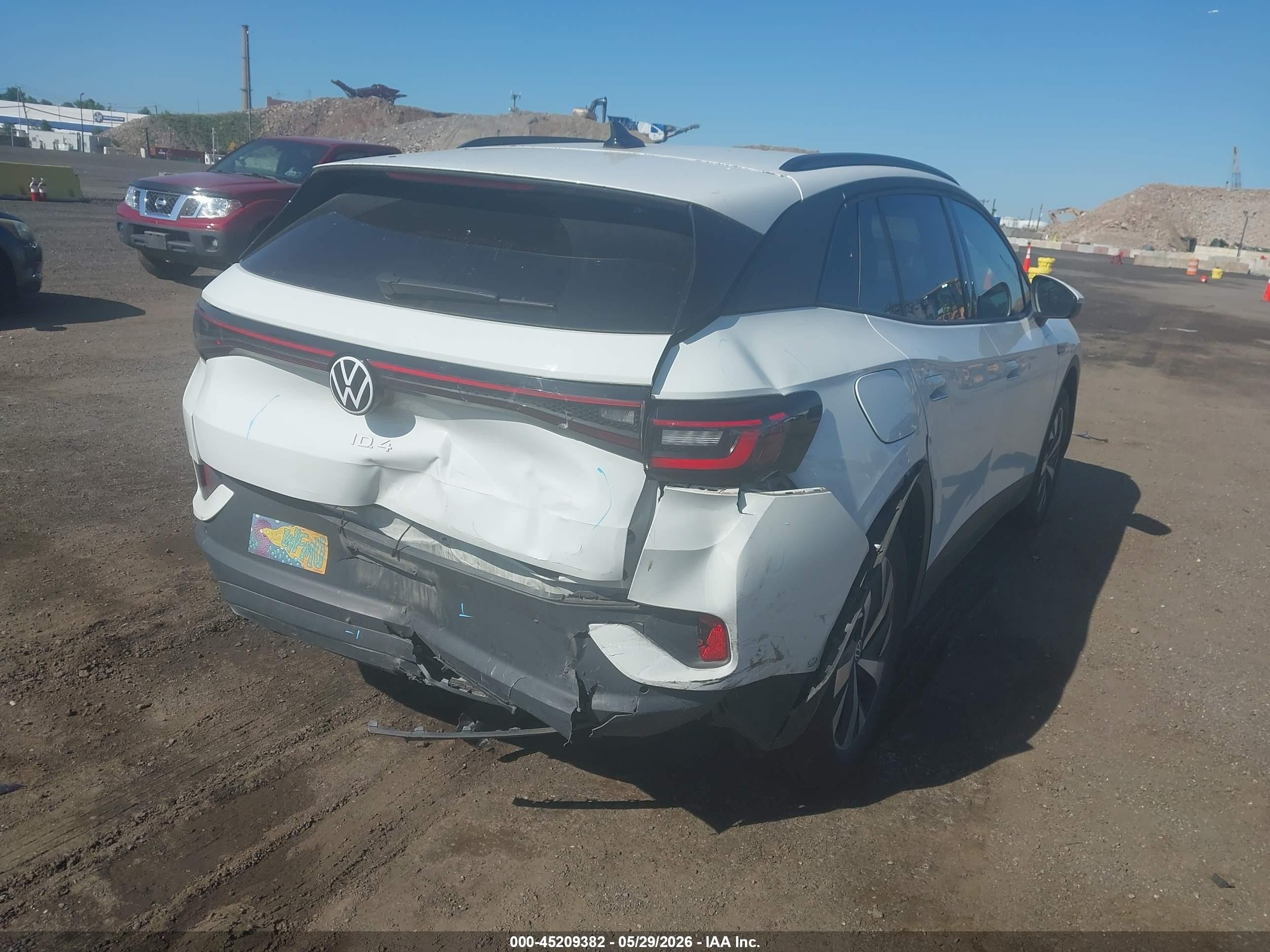 2023 Volkswagen Id.4 Awd Pro White vin: 1V2DNPE89PC036500