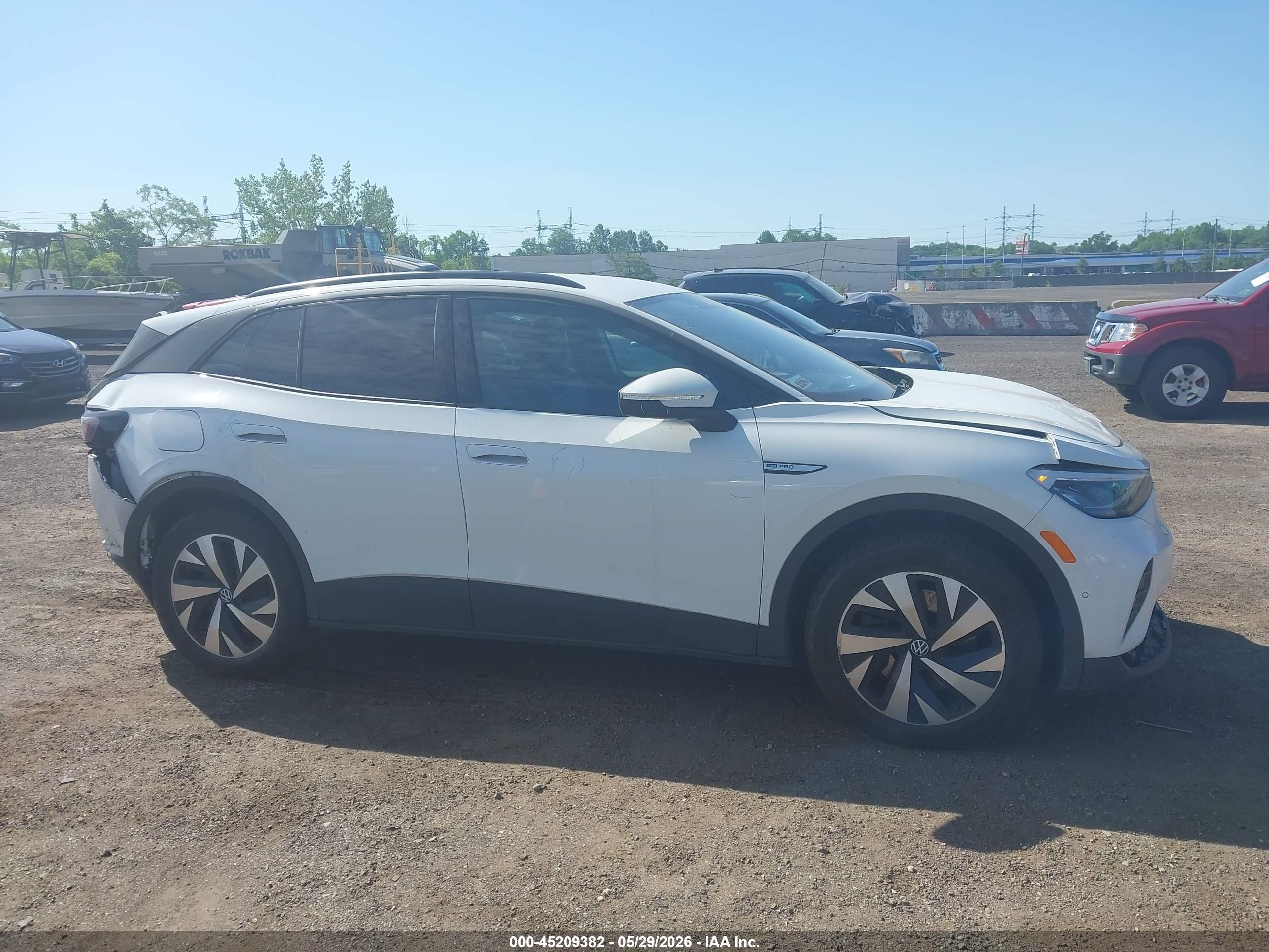 2023 Volkswagen Id.4 Awd Pro White vin: 1V2DNPE89PC036500