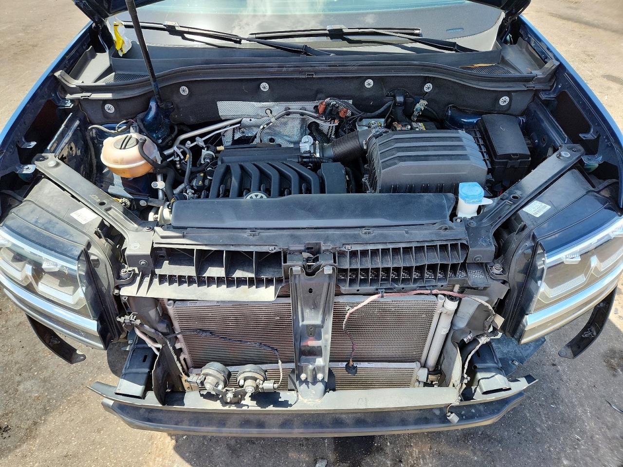 2018 Volkswagen Atlas Se Синий vin: 1V2DR2CA2JC506922