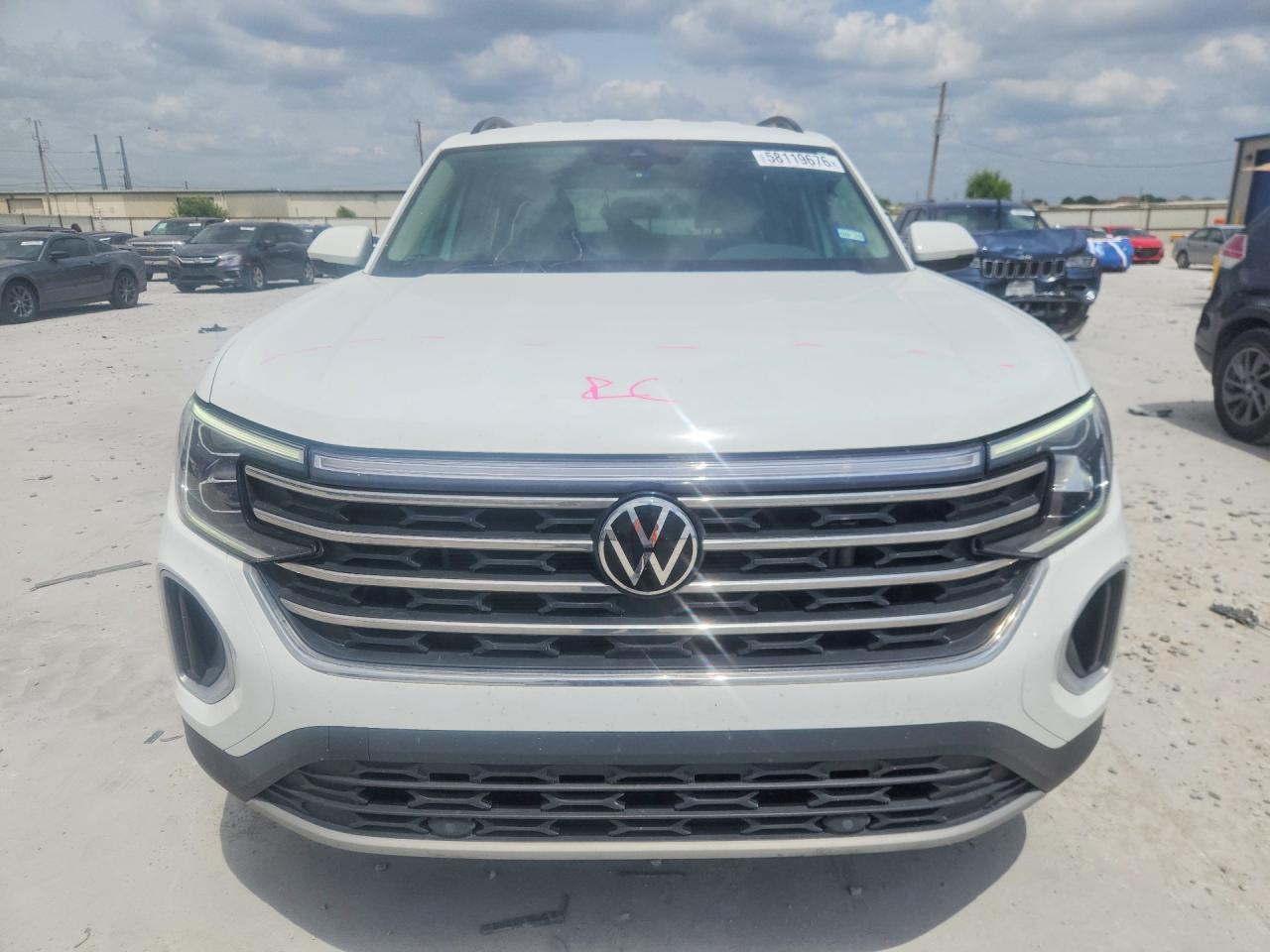 2024 Volkswagen Atlas Se Белый vin: 1V2DR2CA3RC599817