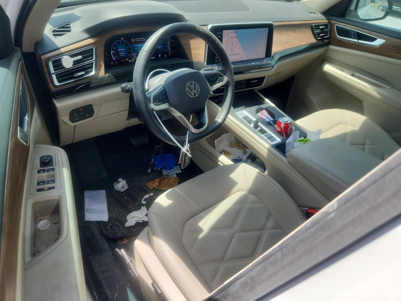 2024 Volkswagen Atlas Se Белый vin: 1V2DR2CA3RC599817