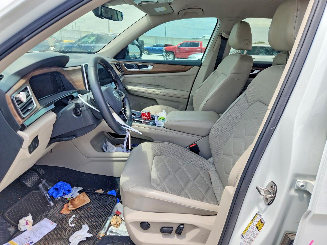 2024 Volkswagen Atlas Se Белый vin: 1V2DR2CA3RC599817