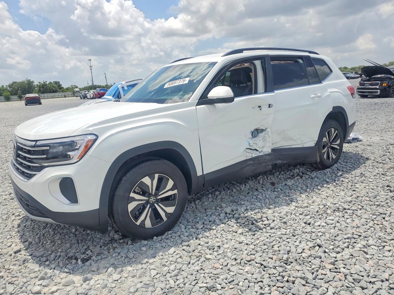 2025 Volkswagen Atlas Se White vin: 1V2DR2CA3SC533256