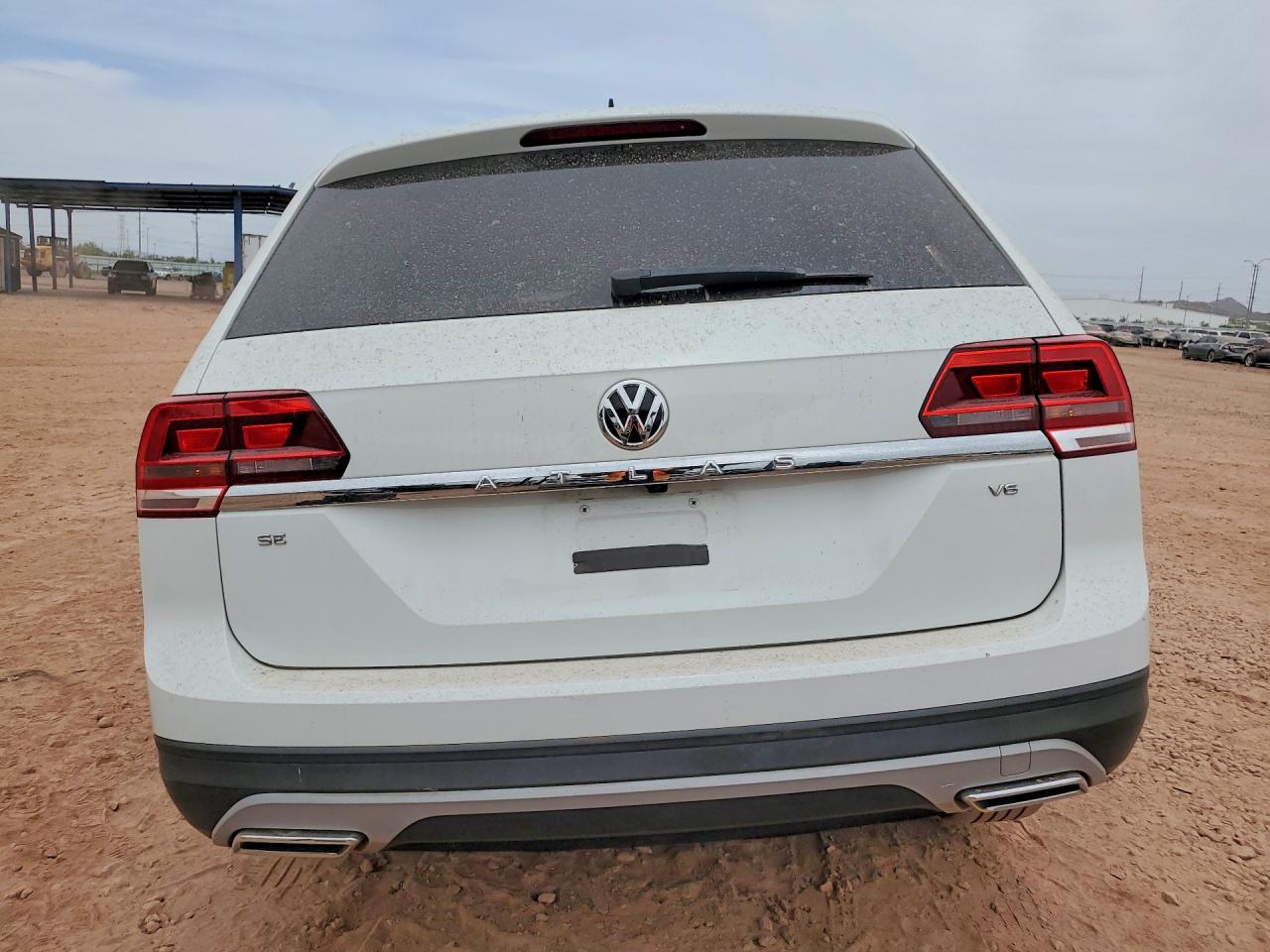 2018 Volkswagen Atlas Se White vin: 1V2DR2CA5JC560067