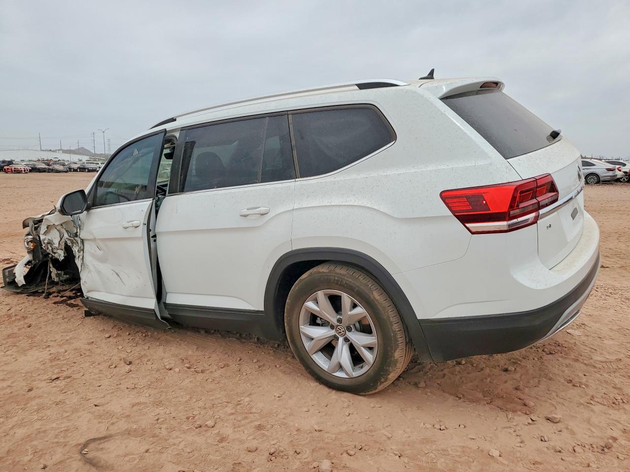 2018 Volkswagen Atlas Se White vin: 1V2DR2CA5JC560067
