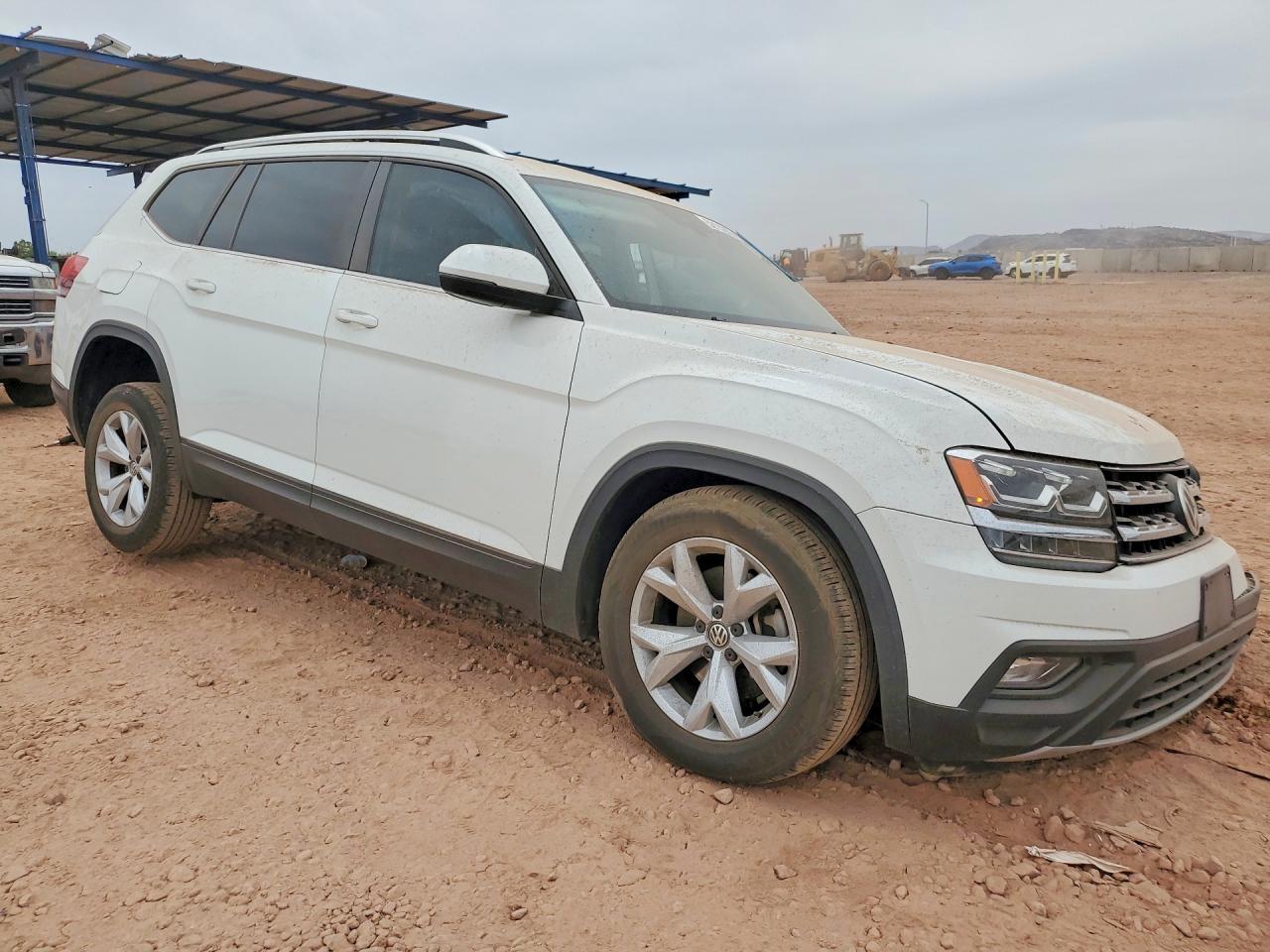 2018 Volkswagen Atlas Se White vin: 1V2DR2CA5JC560067