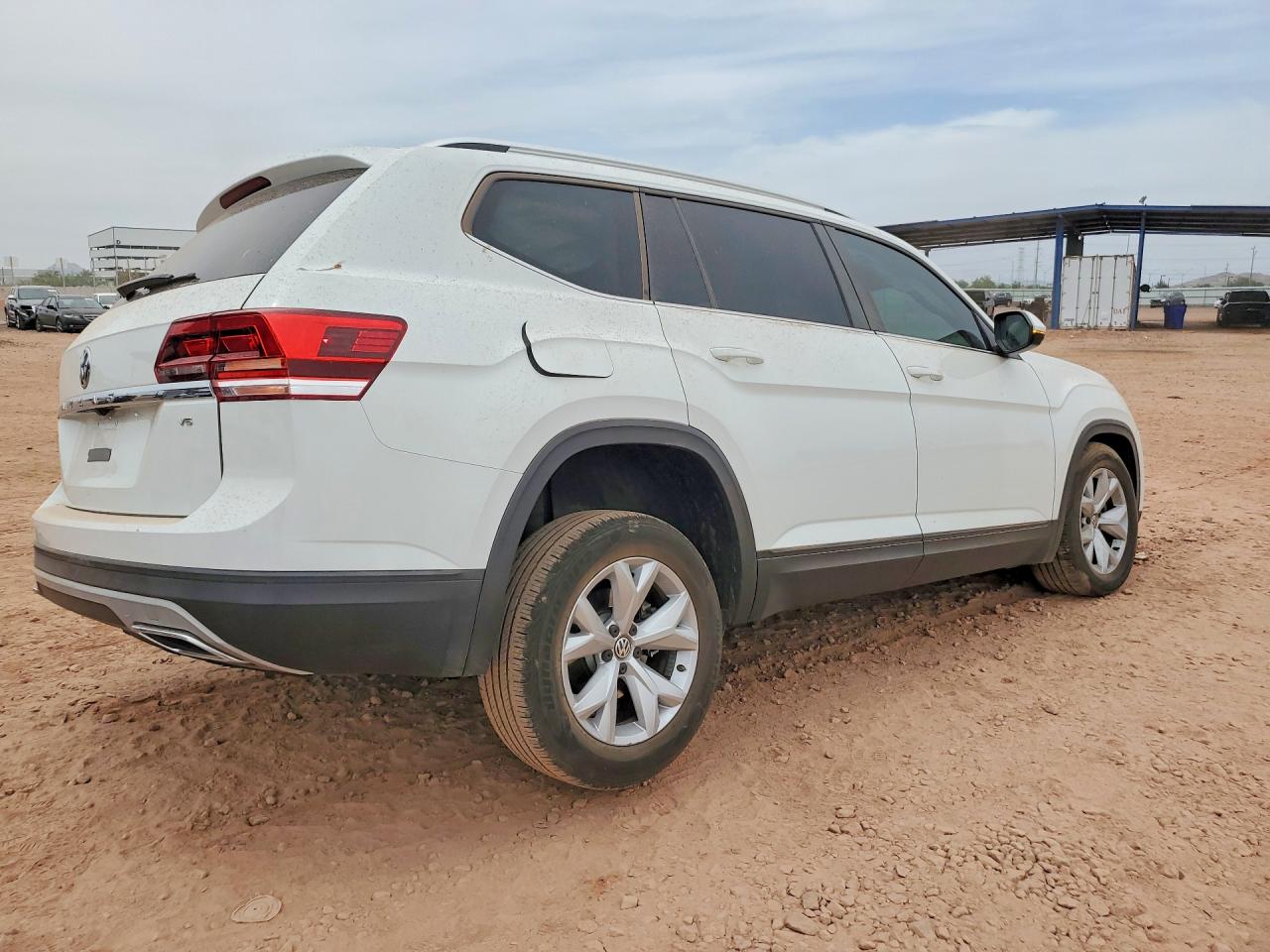 2018 Volkswagen Atlas Se White vin: 1V2DR2CA5JC560067
