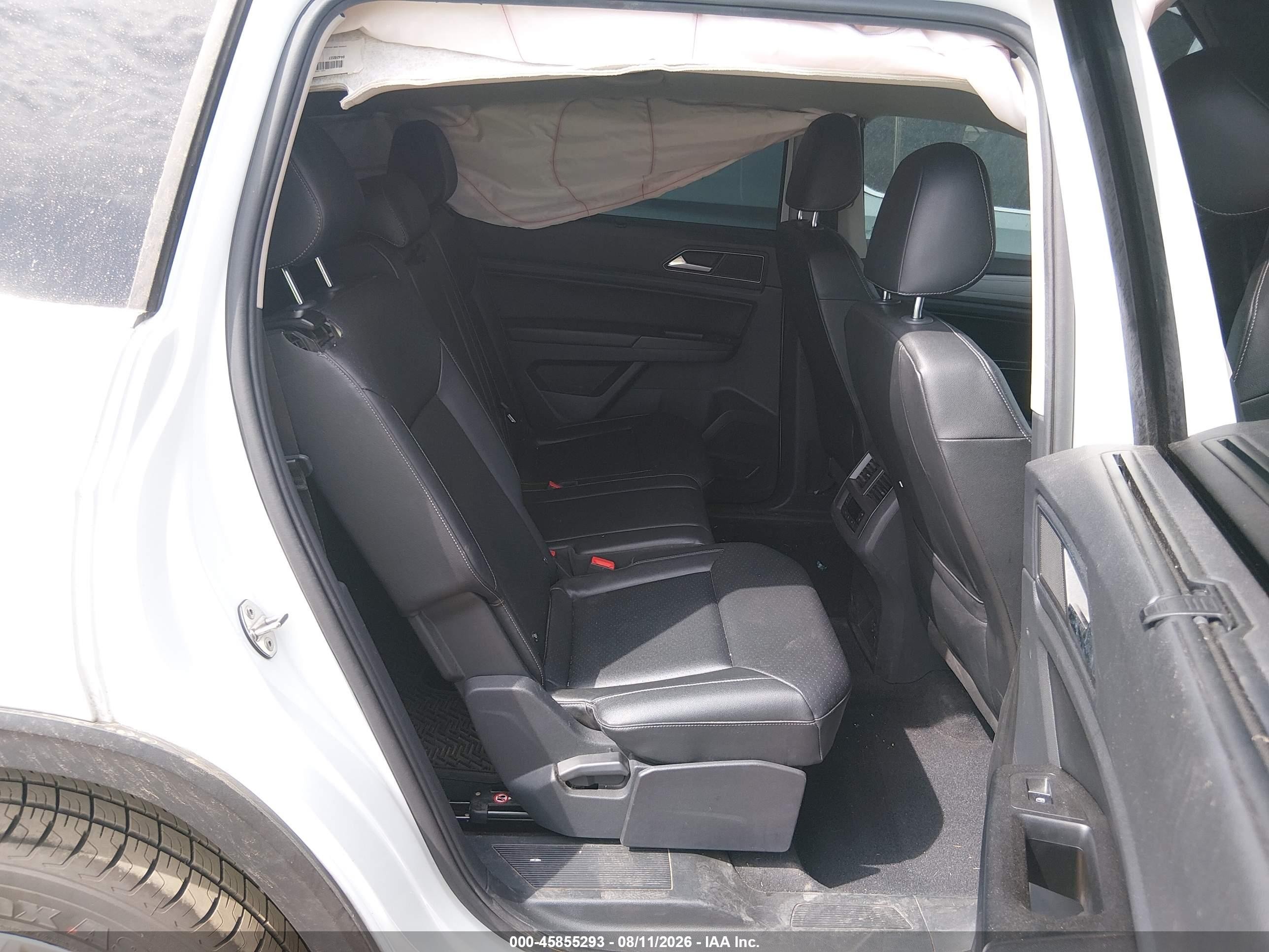 2019 Volkswagen Atlas 3.6l V6 Se White vin: 1V2DR2CA5KC594222