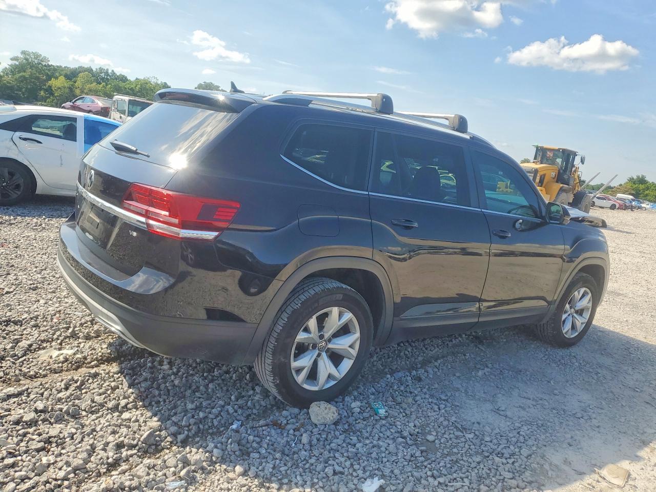 2018 Volkswagen Atlas Se Black vin: 1V2DR2CA6JC537431