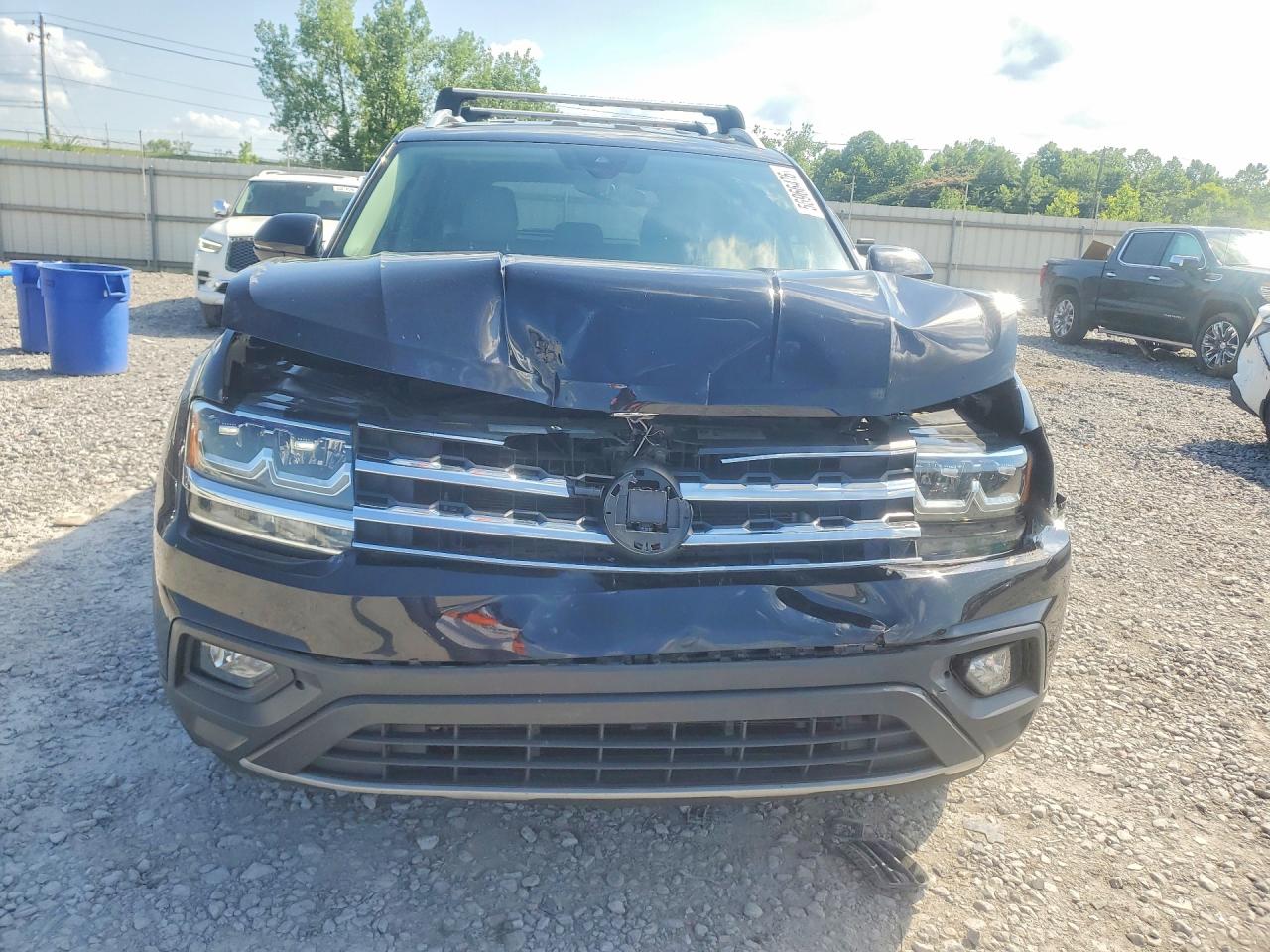 2018 Volkswagen Atlas Se Black vin: 1V2DR2CA6JC537431