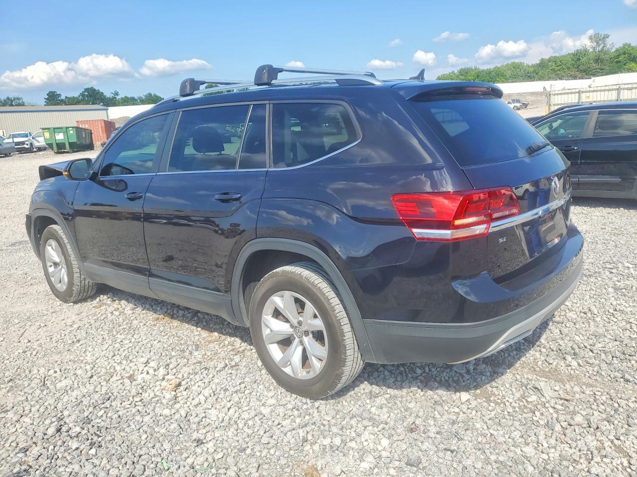 2018 Volkswagen Atlas Se Black vin: 1V2DR2CA6JC537431