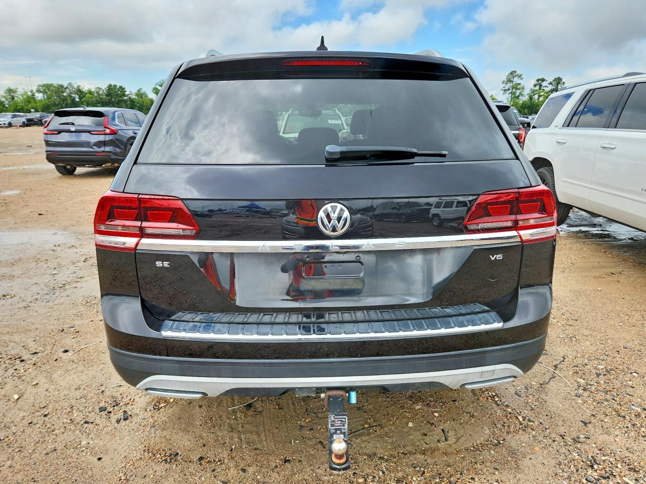 2018 Volkswagen Atlas Se Black vin: 1V2DR2CA9JC540551