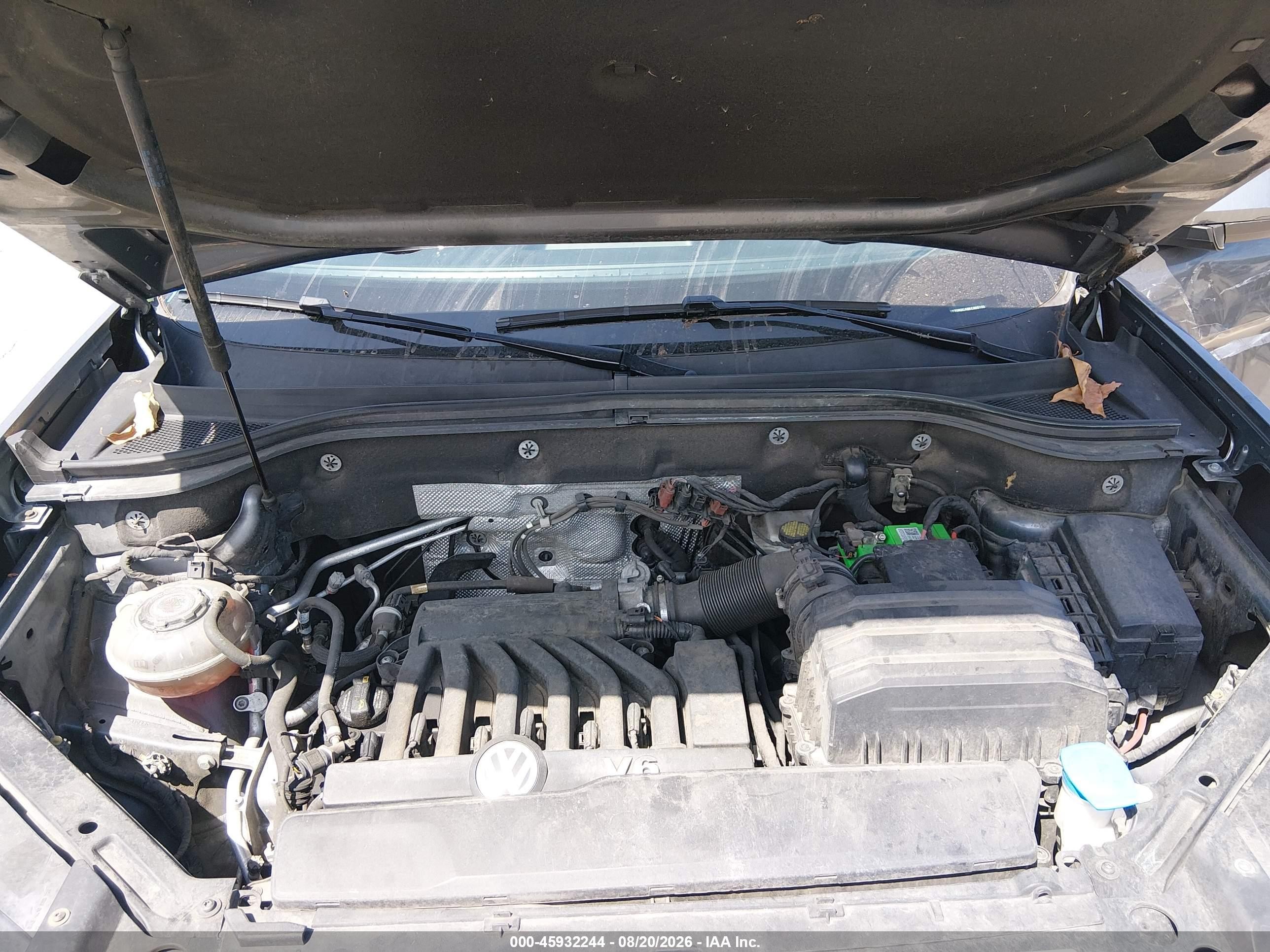 2019 Volkswagen Atlas 3.6l V6 Se Серый vin: 1V2DR2CA9KC603133