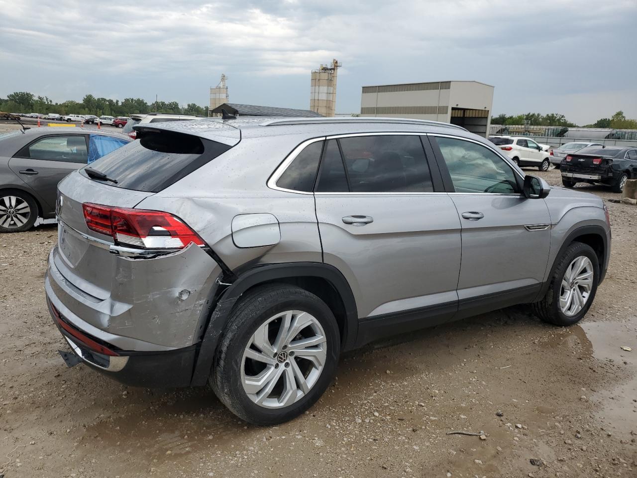 2020 Volkswagen Atlas Cross Sport Sel Silver vin: 1V2EC2CA5LC229577