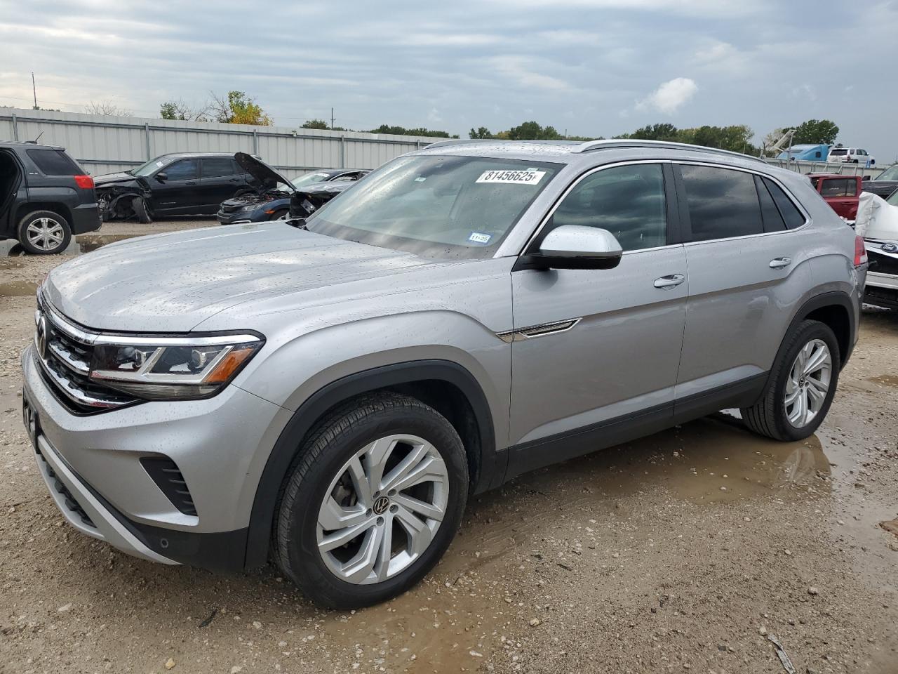2020 Volkswagen Atlas Cross Sport Sel Silver vin: 1V2EC2CA5LC229577