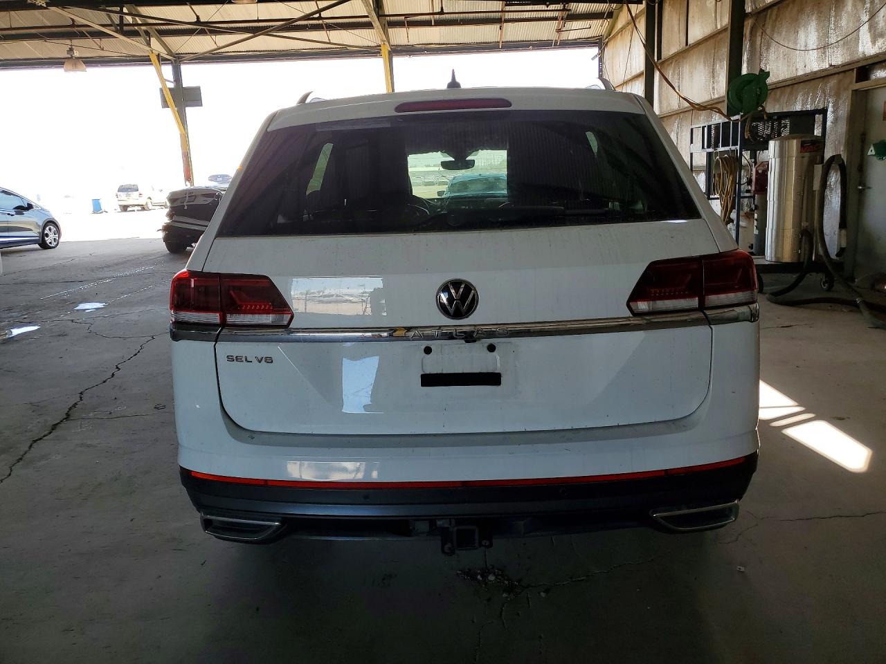 2021 Volkswagen Atlas Sel Белый vin: 1V2ER2CA0MC594250
