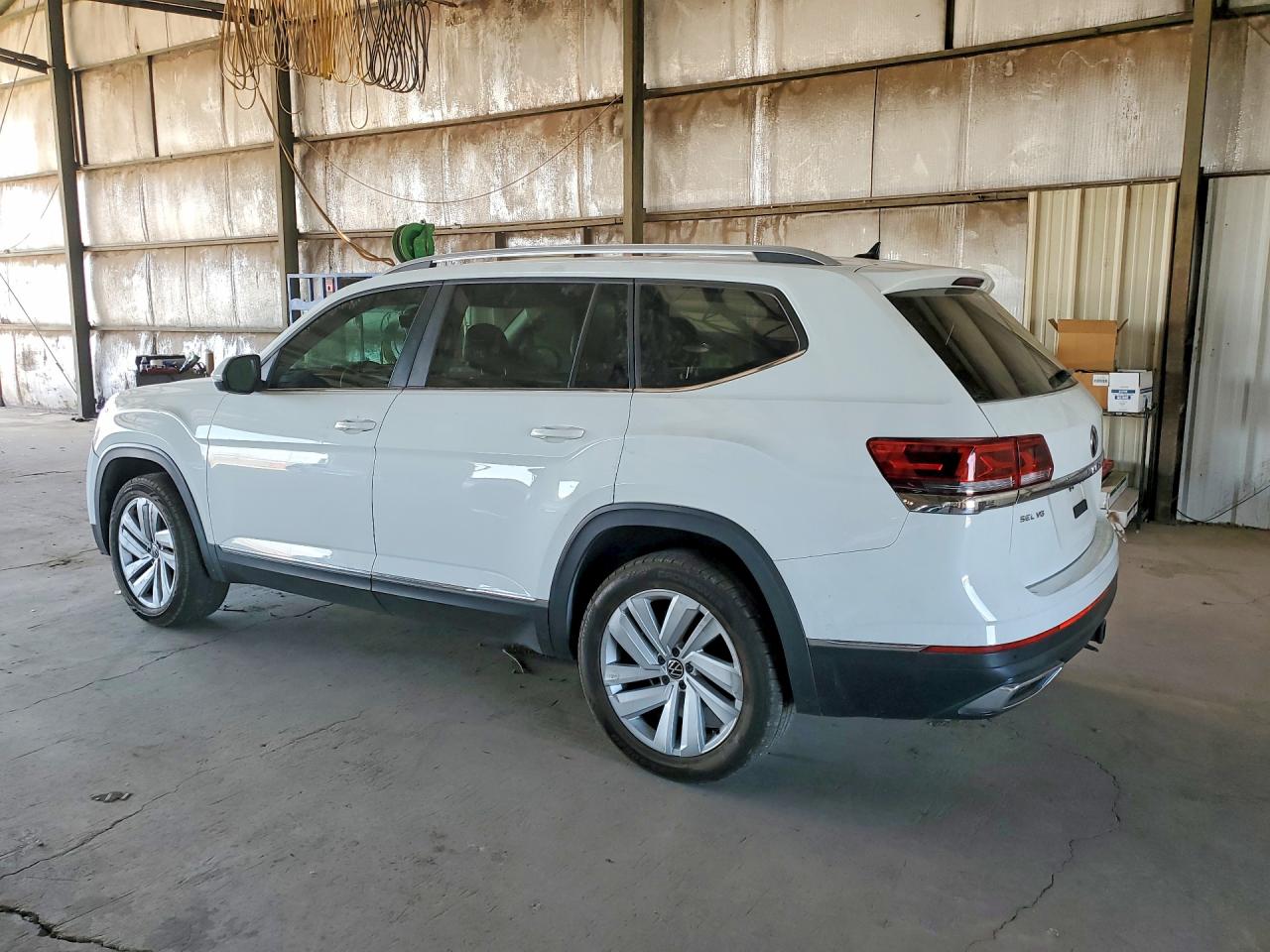 2021 Volkswagen Atlas Sel Белый vin: 1V2ER2CA0MC594250