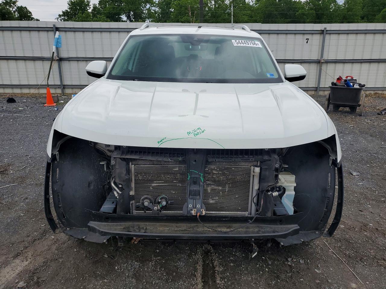 2018 Volkswagen Atlas Sel White vin: 1V2ER2CA2JC533784