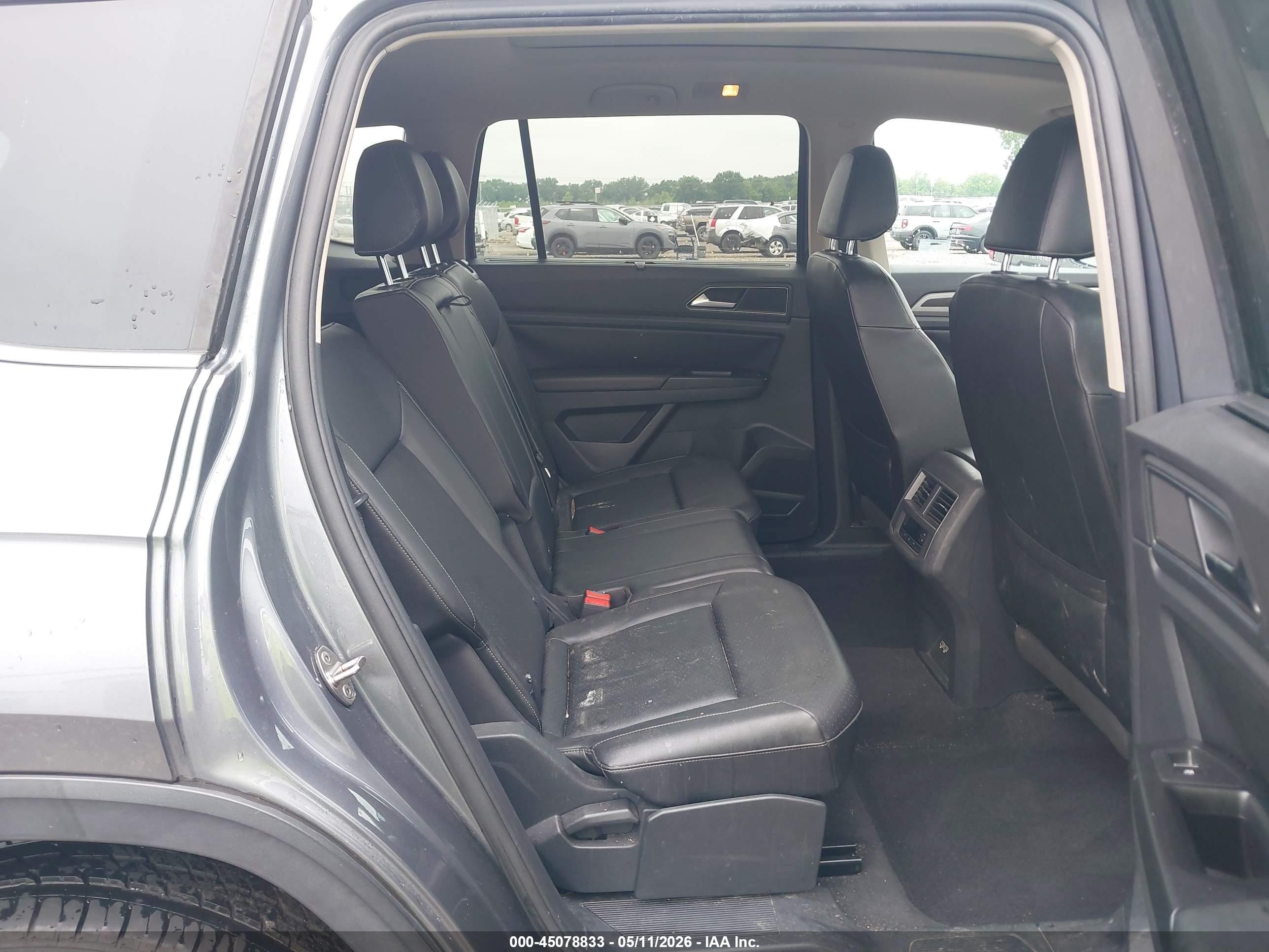 2019 Volkswagen Atlas 3.6l V6 Sel Gray vin: 1V2ER2CA4KC582809