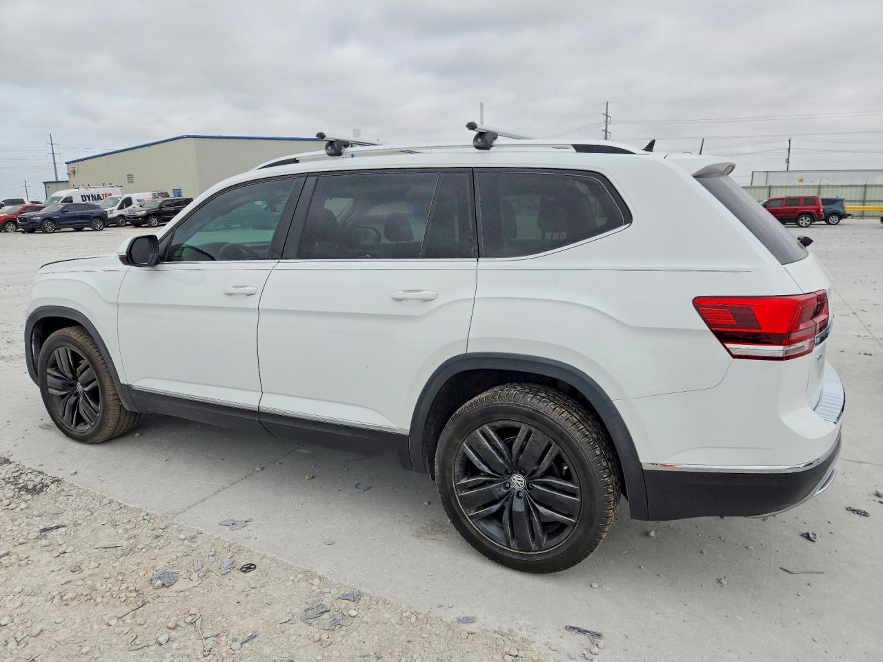 2019 Volkswagen Atlas Sel White vin: 1V2ER2CA7KC618119