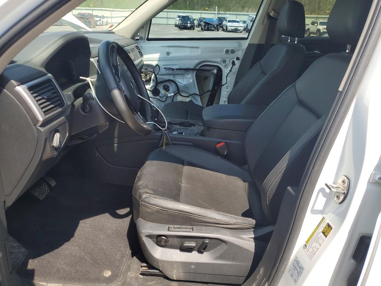 2019 Volkswagen Atlas Sel White vin: 1V2ER2CA8KC554379