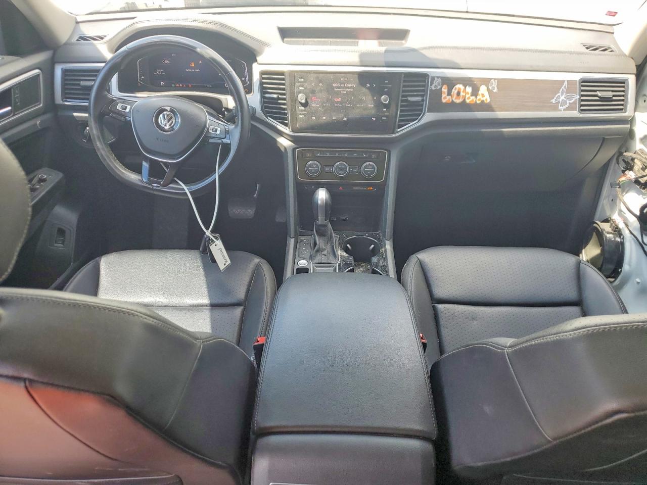 2019 Volkswagen Atlas Sel White vin: 1V2ER2CA8KC554379