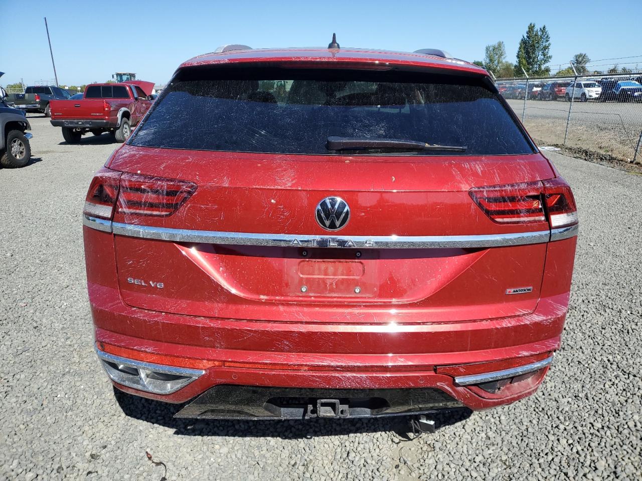 2021 Volkswagen Atlas Cross Sport Sel Premium R-line Красный vin: 1V2FE2CA8MC207735
