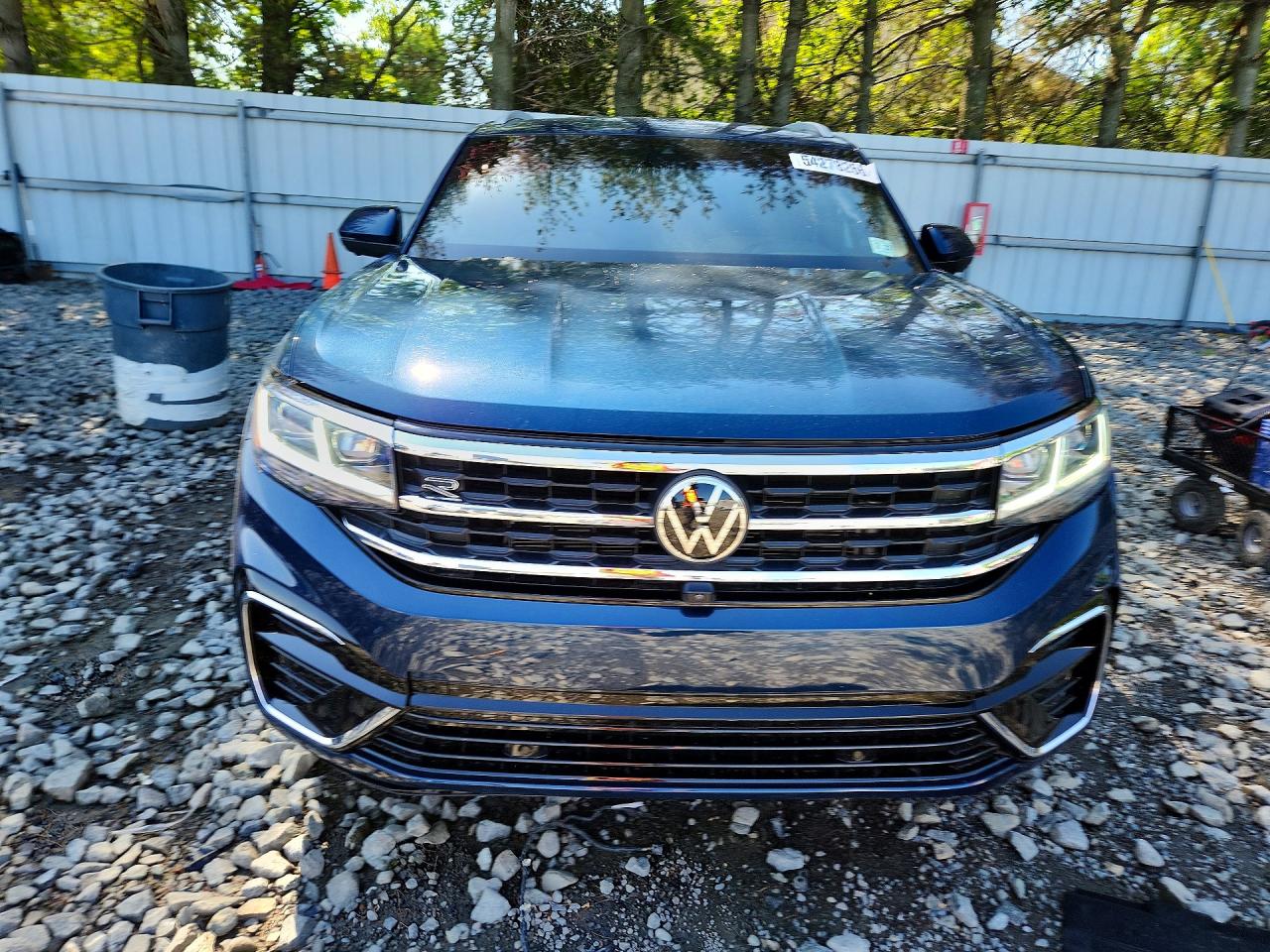 2022 Volkswagen Atlas Cross Sport Sel Premium R-line Blue vin: 1V2FE2CA8NC216002