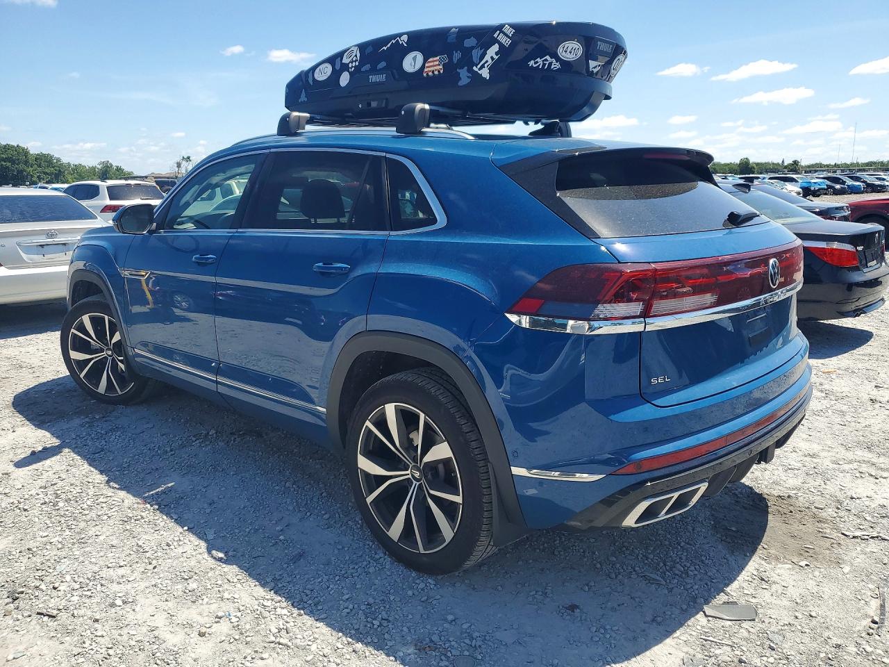 2025 Volkswagen Atlas Cross Sport Sel Premium R-line Blue vin: 1V2FE2CA9SC219969