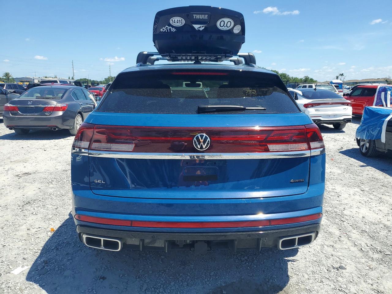 2025 Volkswagen Atlas Cross Sport Sel Premium R-line Blue vin: 1V2FE2CA9SC219969