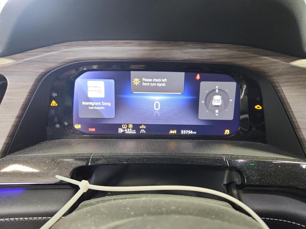 2024 Volkswagen Atlas Sel Premium R-line Black vin: 1V2FR2CA3RC564123 Damage: Warning Light - Engine, On, Unacceptable