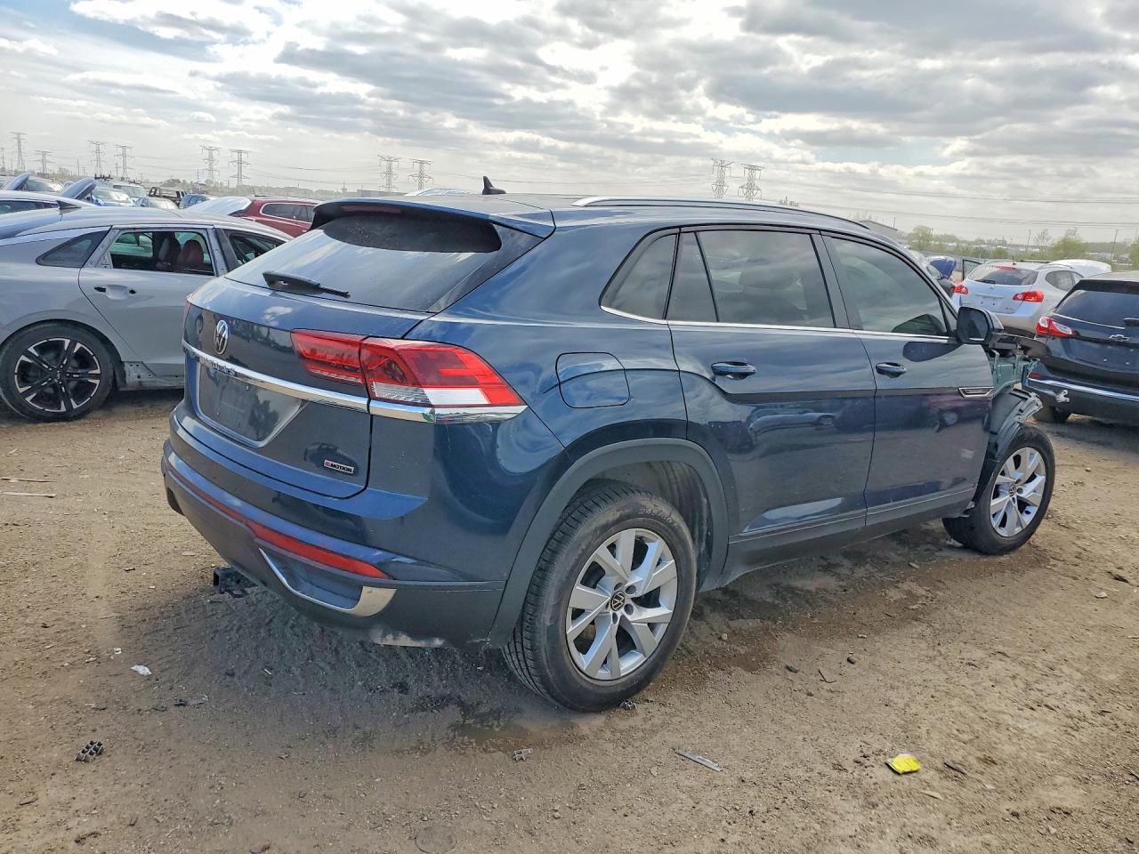 2021 Volkswagen Atlas Cross Sport S Blue vin: 1V2GC2CA4MC209525