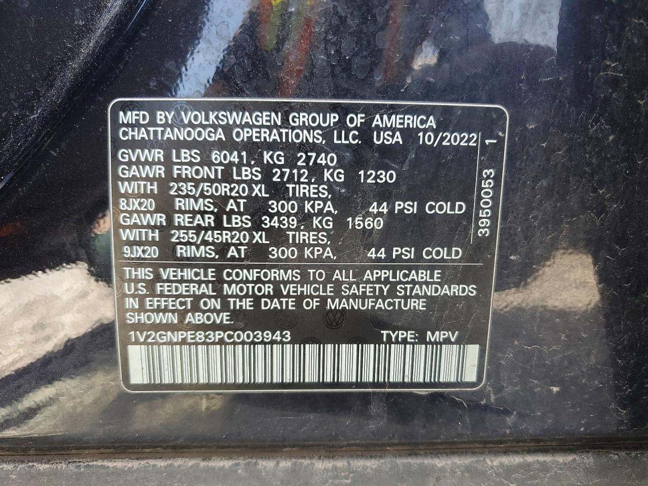 2023 Volkswagen Id.4 Pro S Black vin: 1V2GNPE83PC003943