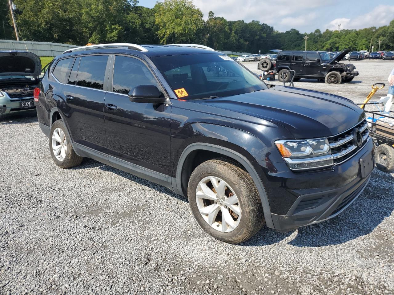 2018 Volkswagen Atlas S Black vin: 1V2GR2CA6JC545199