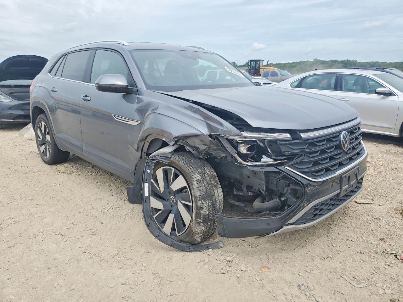 2024 Volkswagen Atlas Cross Sport Se Gray vin: 1V2HE2CA3RC230145