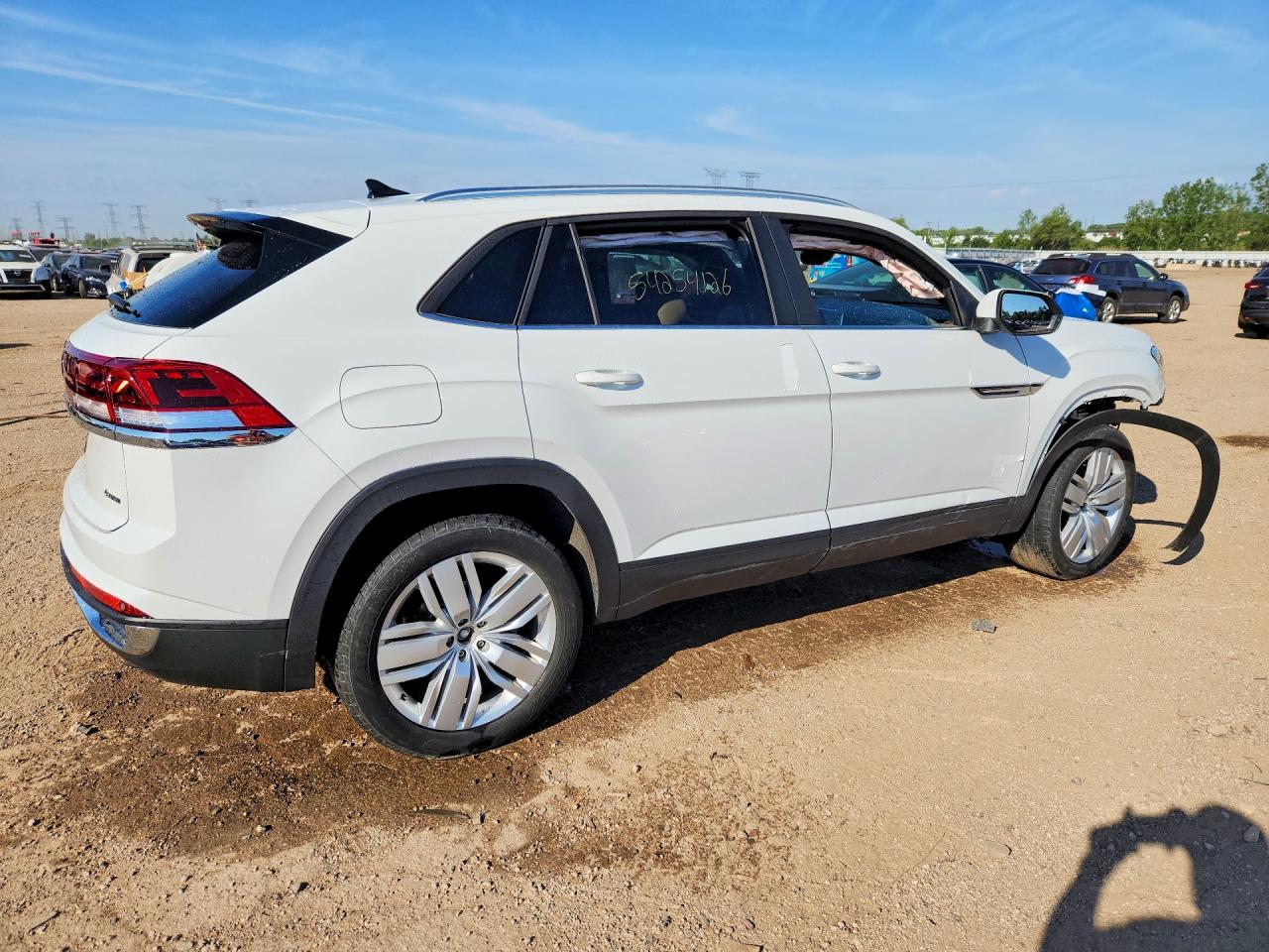 2024 Volkswagen Atlas Cross Sport Se Белый vin: 1V2HE2CA3RC234860