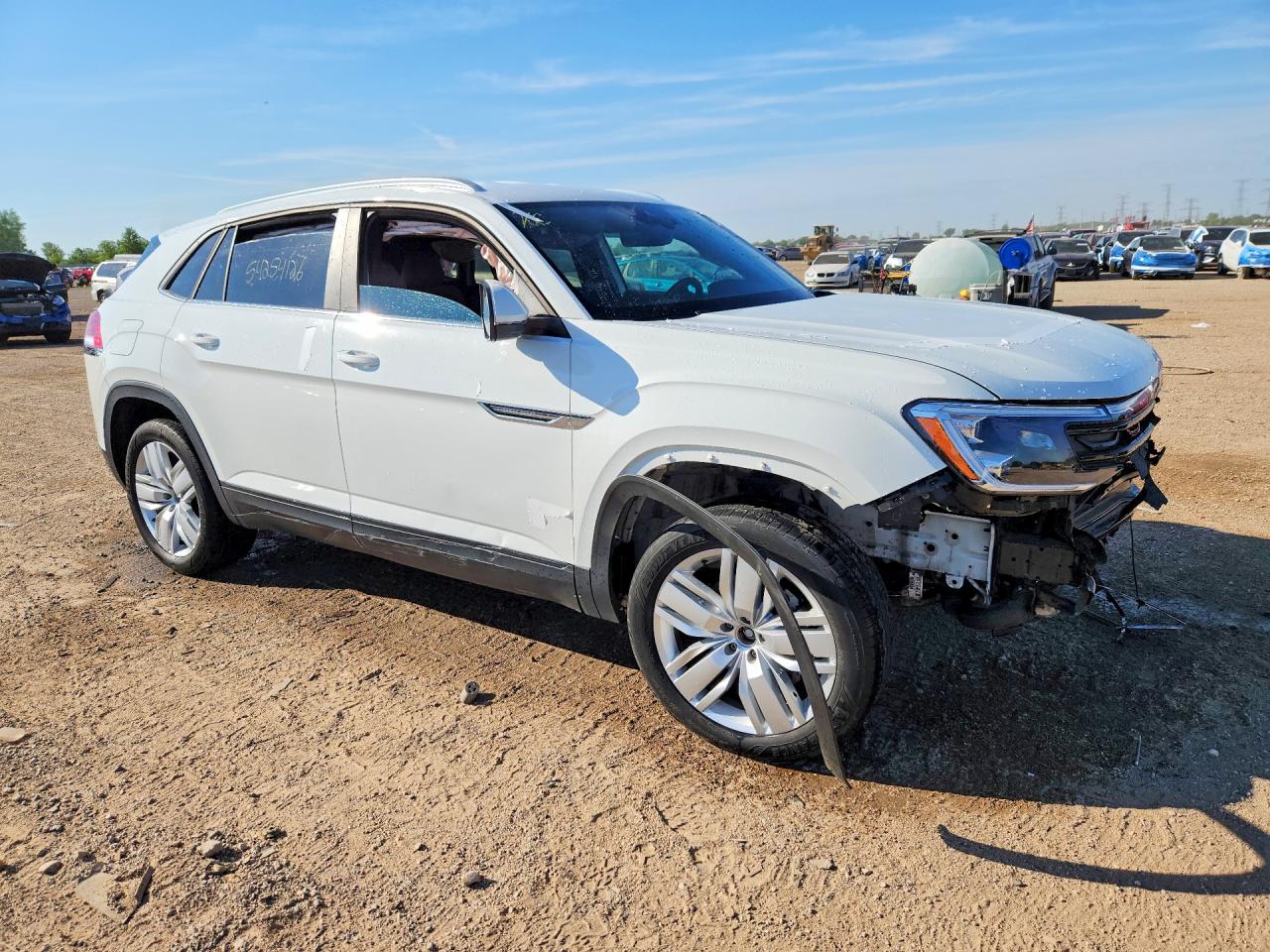 2024 Volkswagen Atlas Cross Sport Se Белый vin: 1V2HE2CA3RC234860