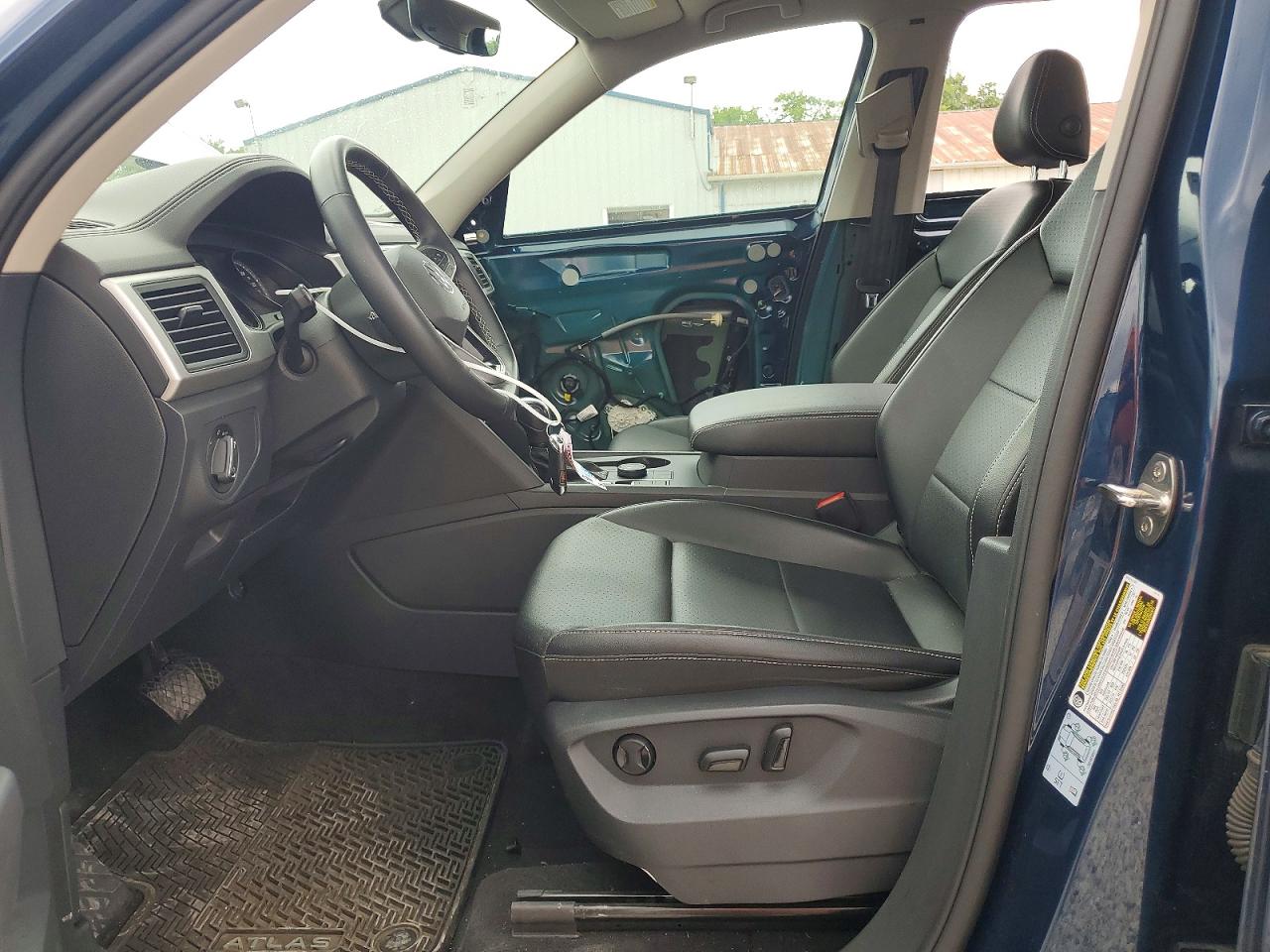 2021 Volkswagen Atlas Se Blue vin: 1V2HP2CA8MC607796
