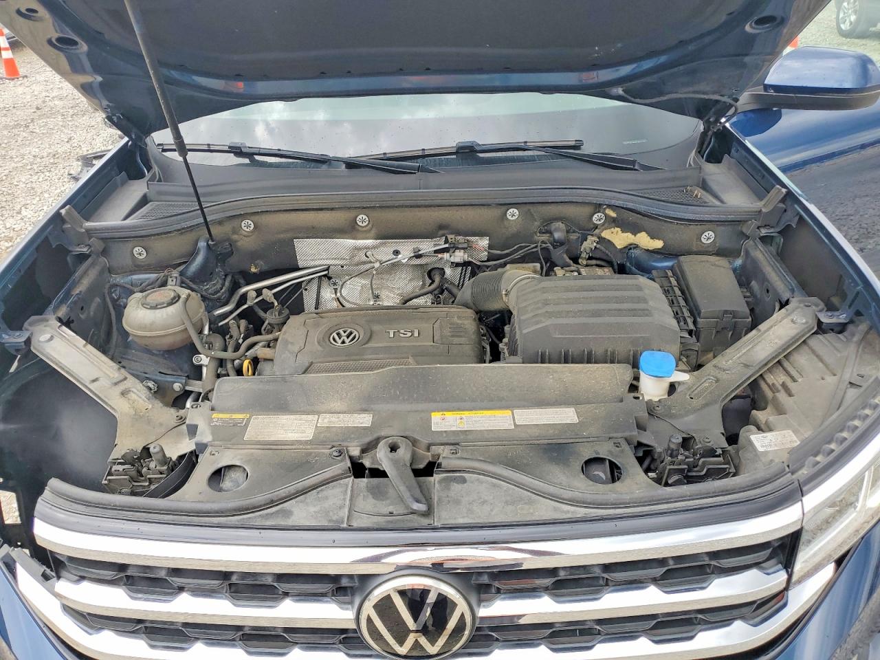 2021 Volkswagen Atlas Se Blue vin: 1V2HP2CA8MC607796