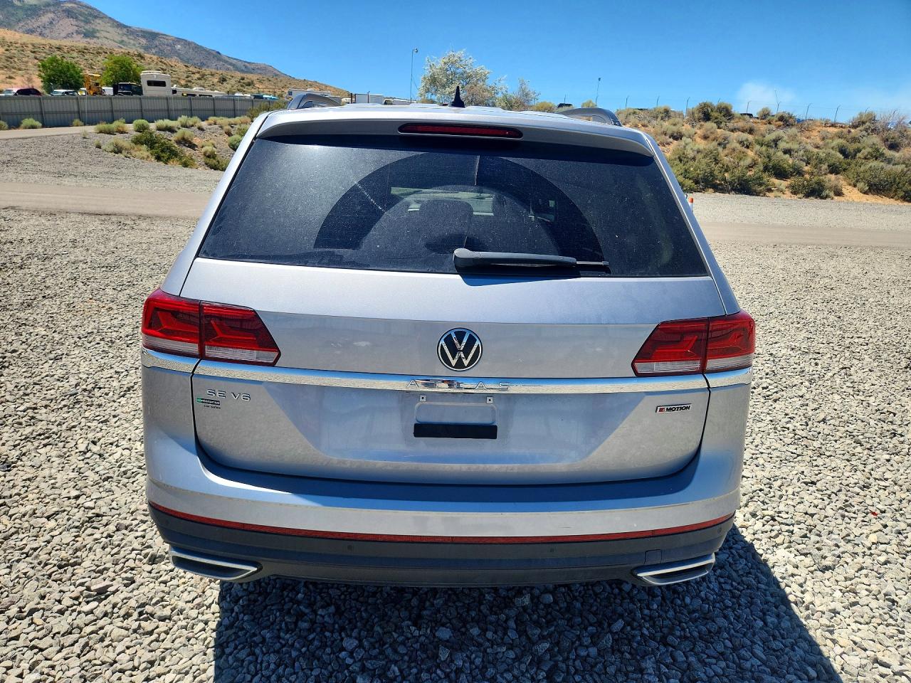 2021 Volkswagen Atlas Se Silver vin: 1V2HR2CA1MC545331