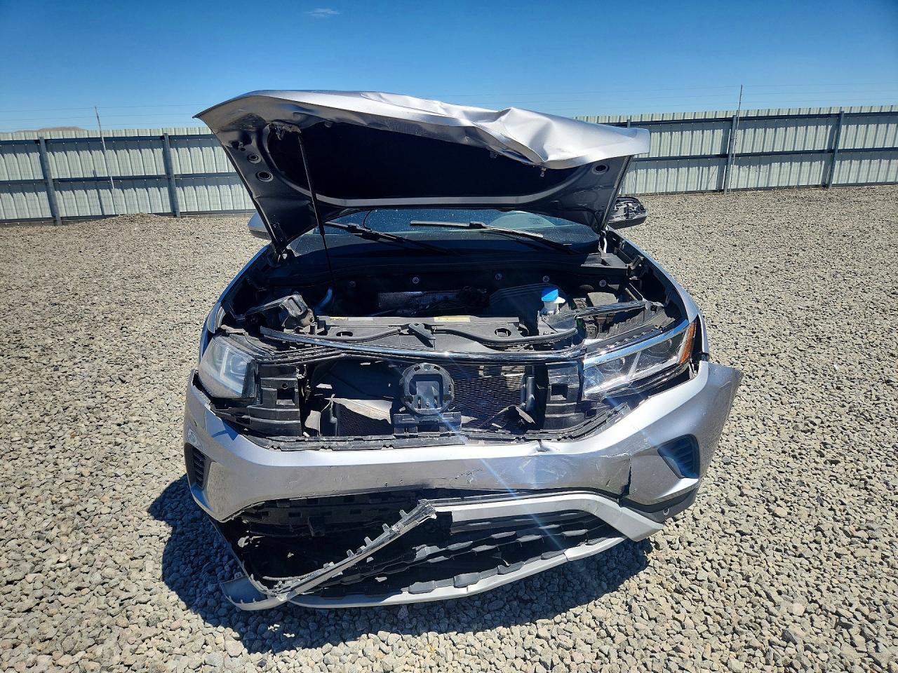 2021 Volkswagen Atlas Se Silver vin: 1V2HR2CA1MC545331