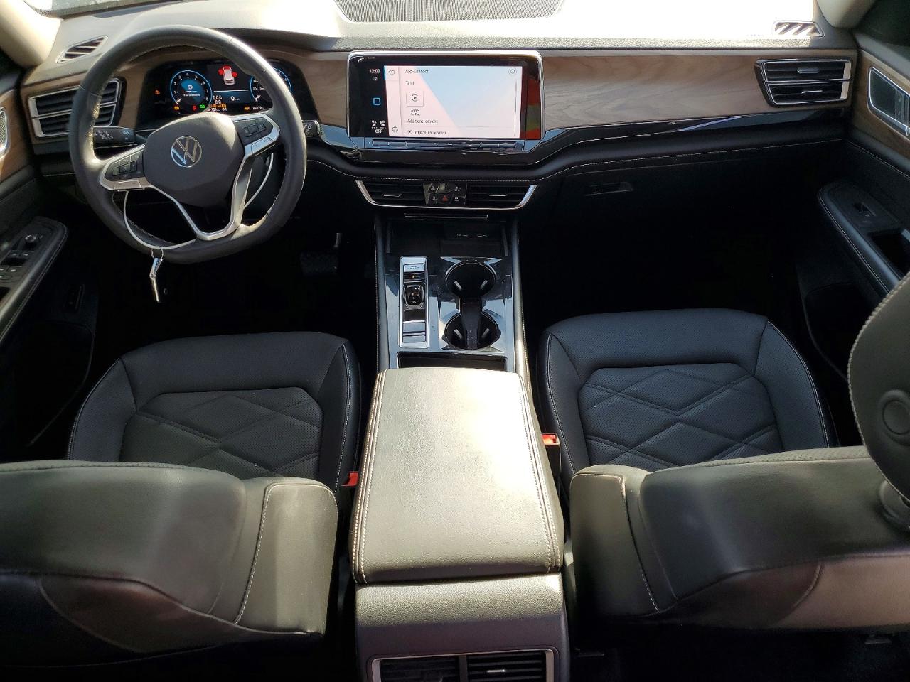2024 Volkswagen Atlas Se Black vin: 1V2HR2CA4RC574491