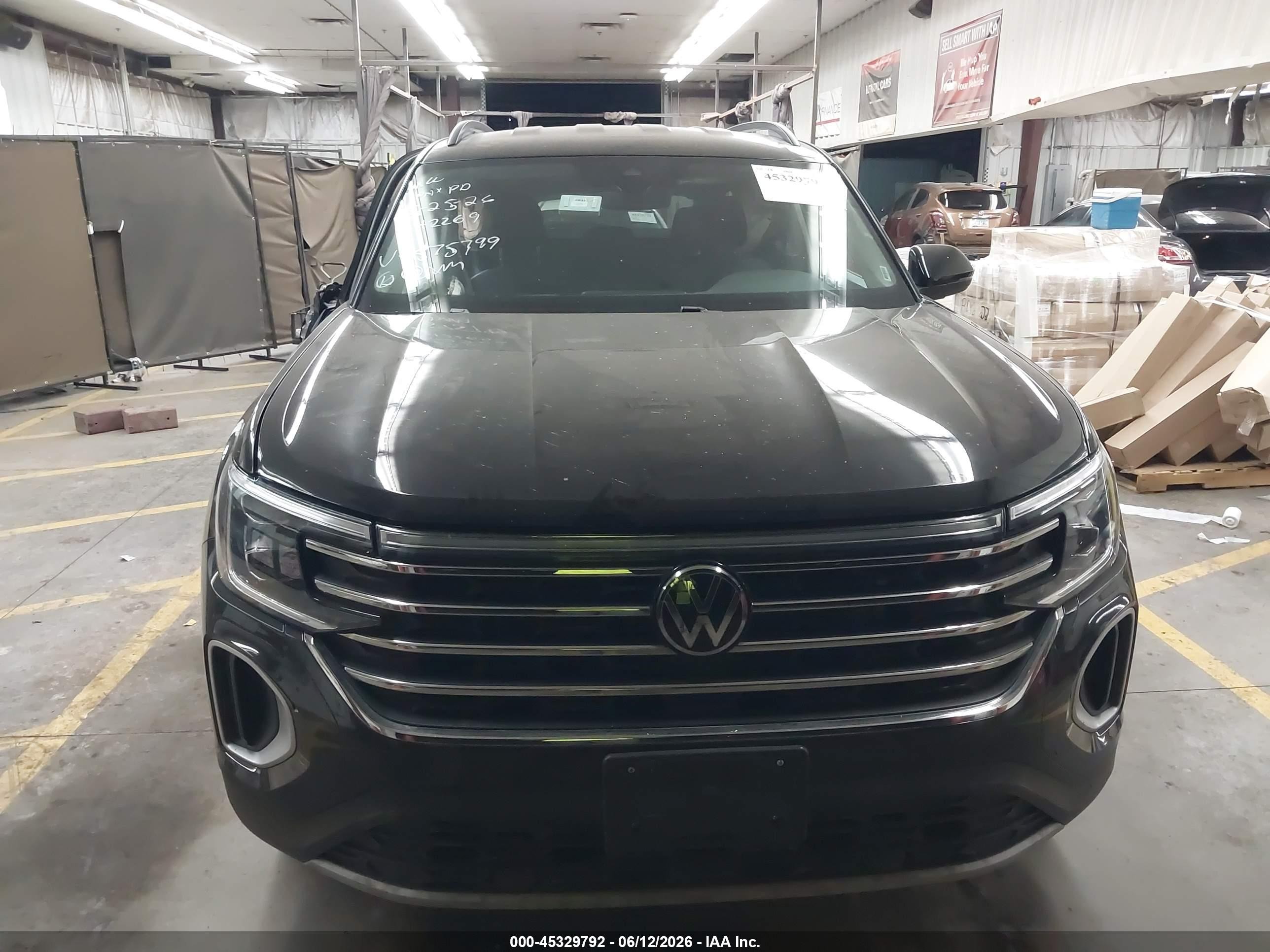 2024 Volkswagen Atlas 2.0t Se W/technology Black vin: 1V2HR2CA4RC575799