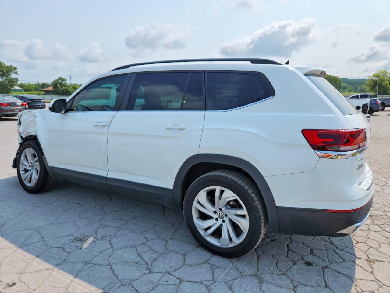 2023 Volkswagen Atlas Se White vin: 1V2HR2CA5PC516418