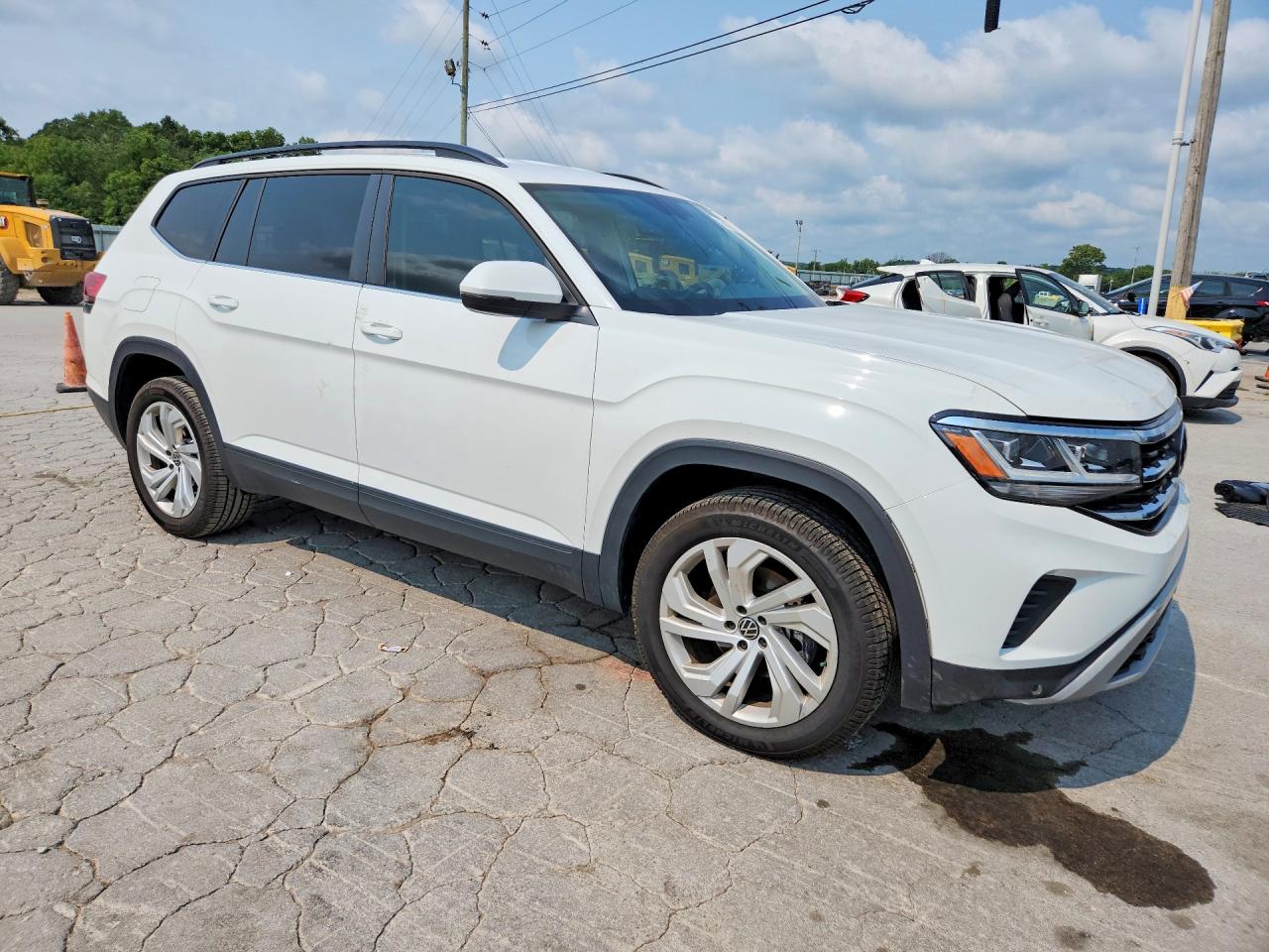 2023 Volkswagen Atlas Se White vin: 1V2HR2CA5PC516418